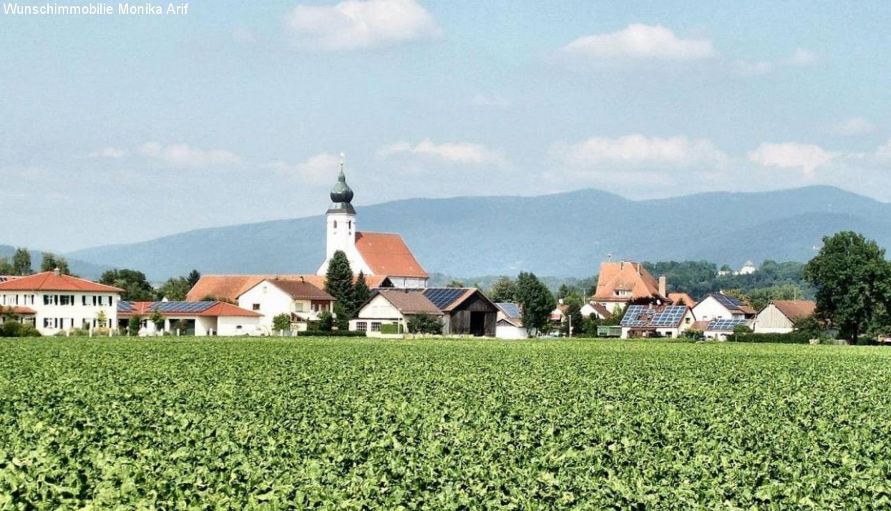 Rettenbach - im Hintergrund der Bayr. Wald 