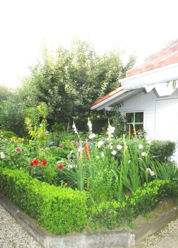 Vorgarten und Gartenhaus