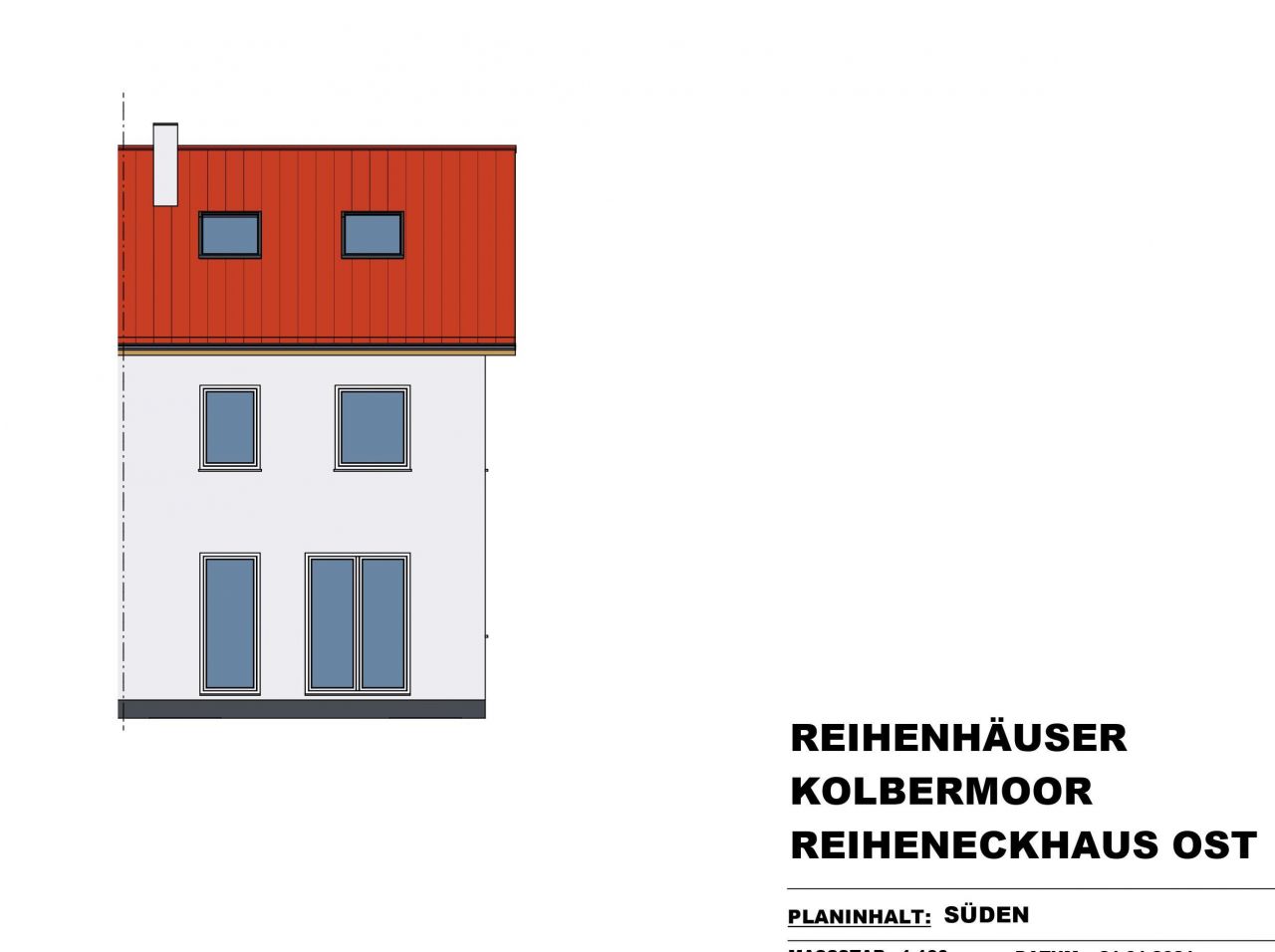 Haus 1 - Ansicht Süd