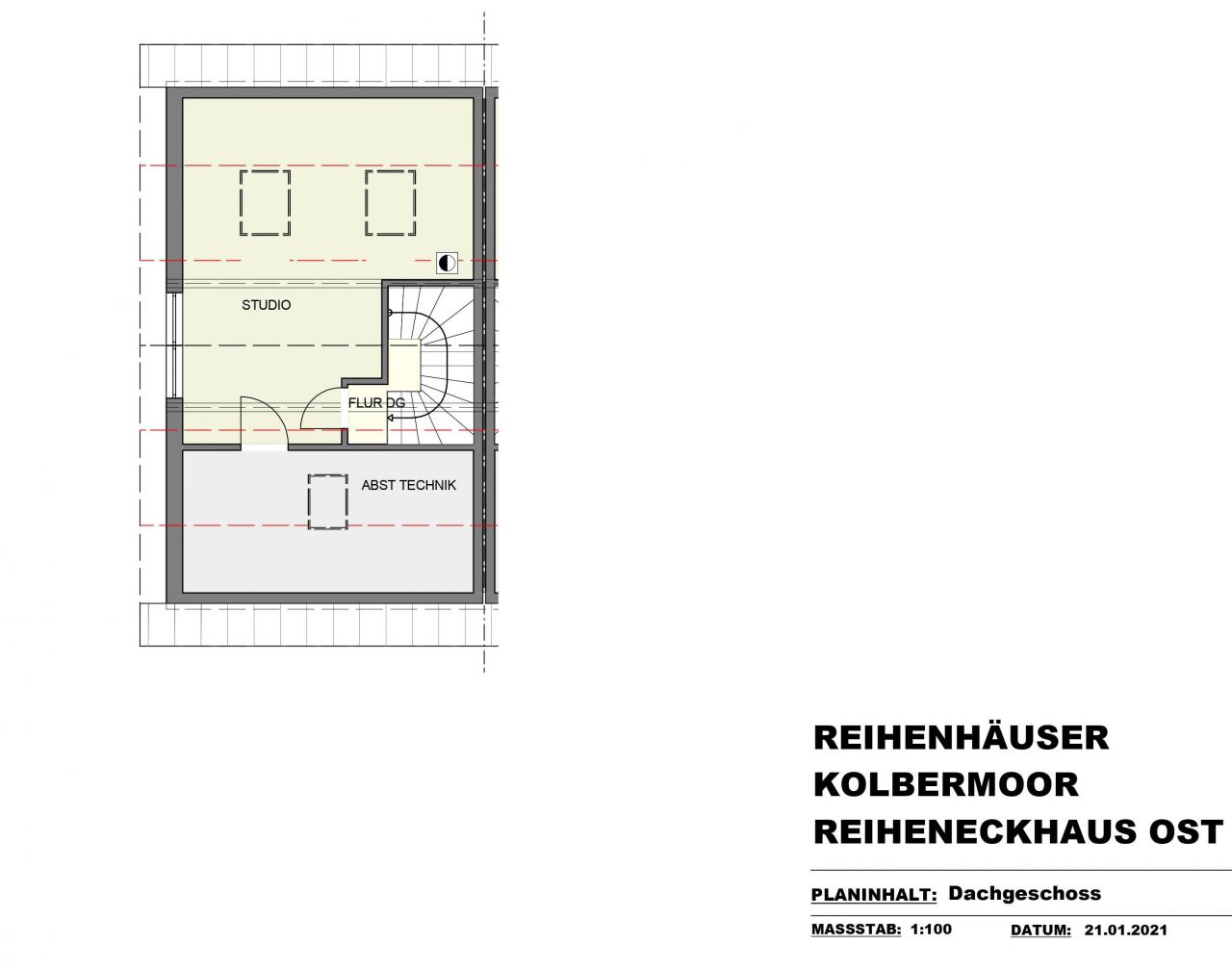 Haus 1 - Grundriss DG