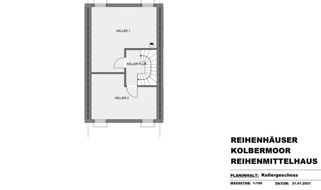 Haus 2 - Grundriss UG