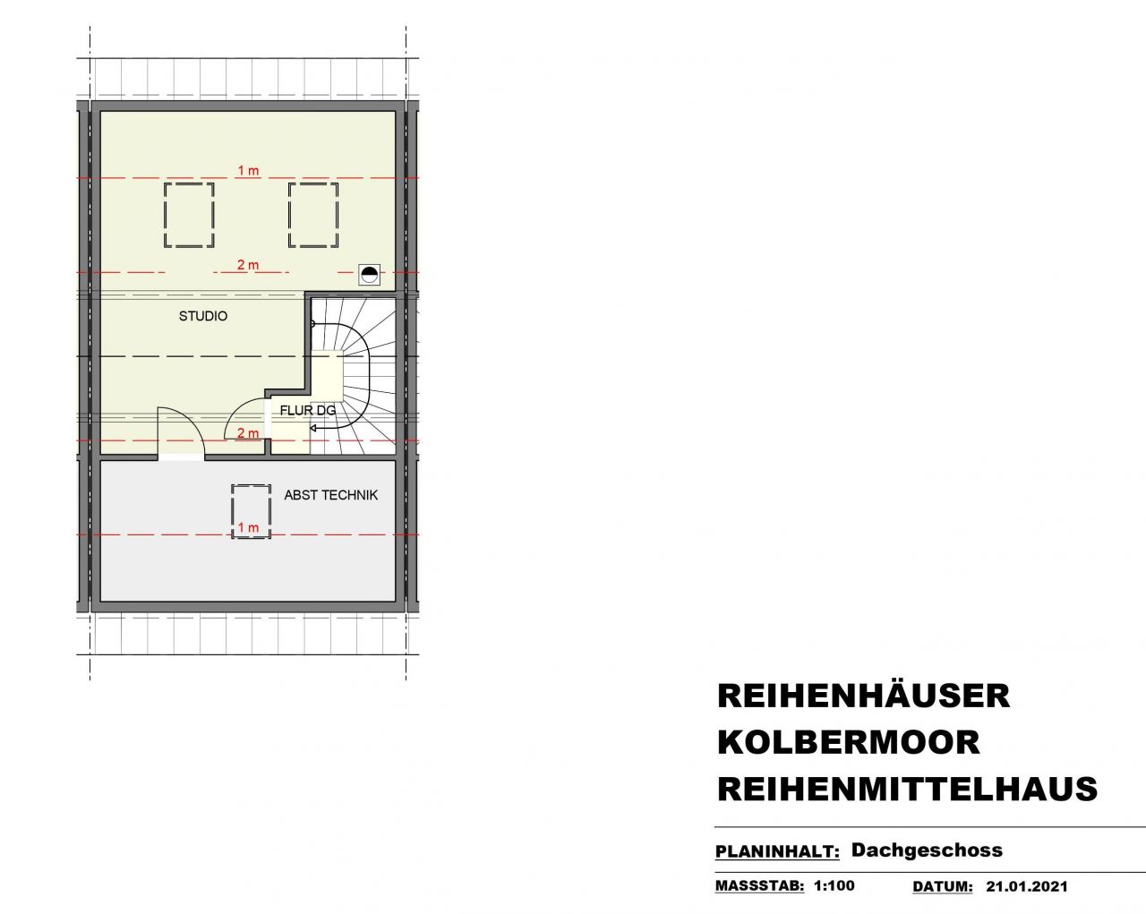 Haus 2 - Grundriss DG