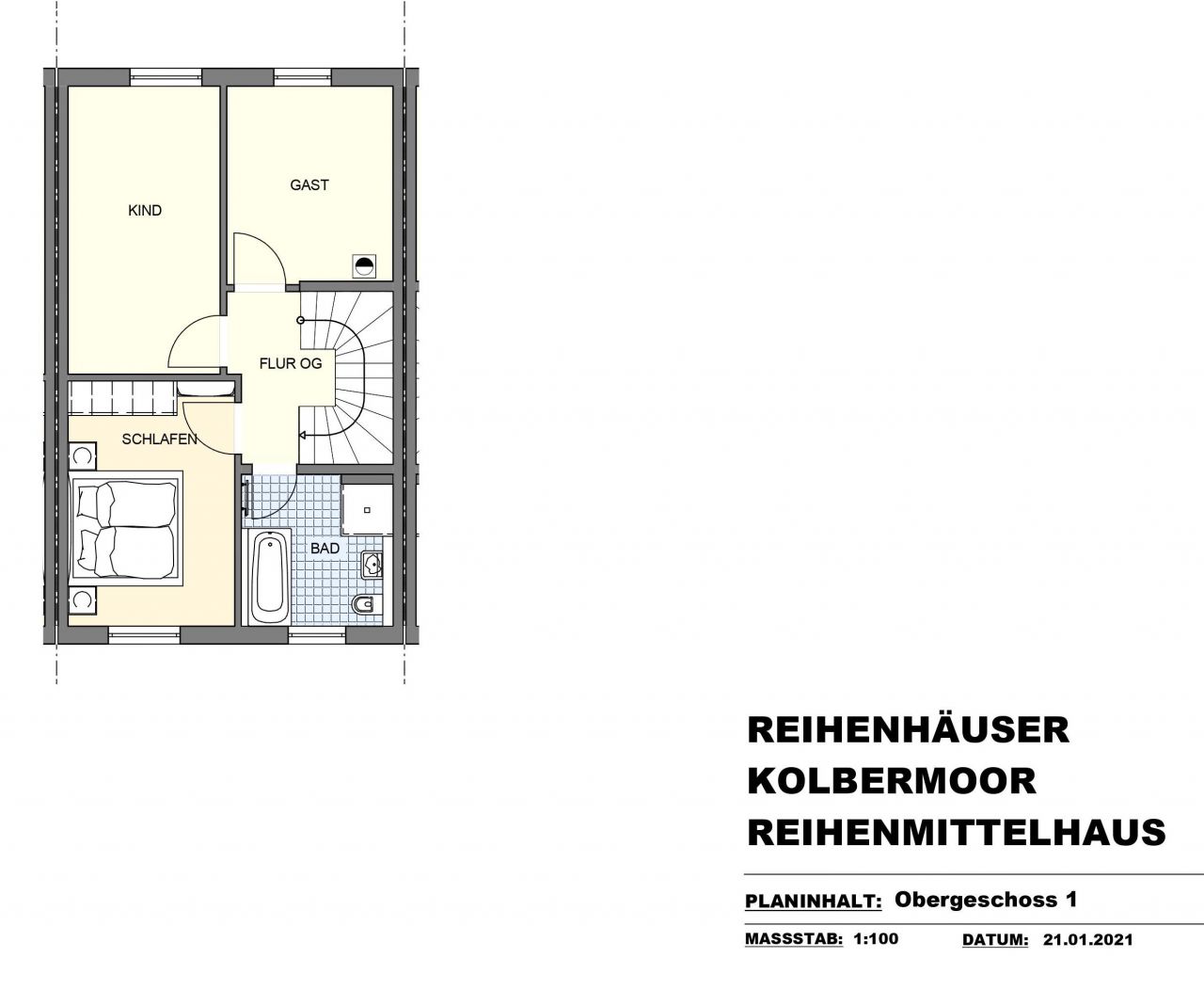 Haus 2 - Grundriss OG