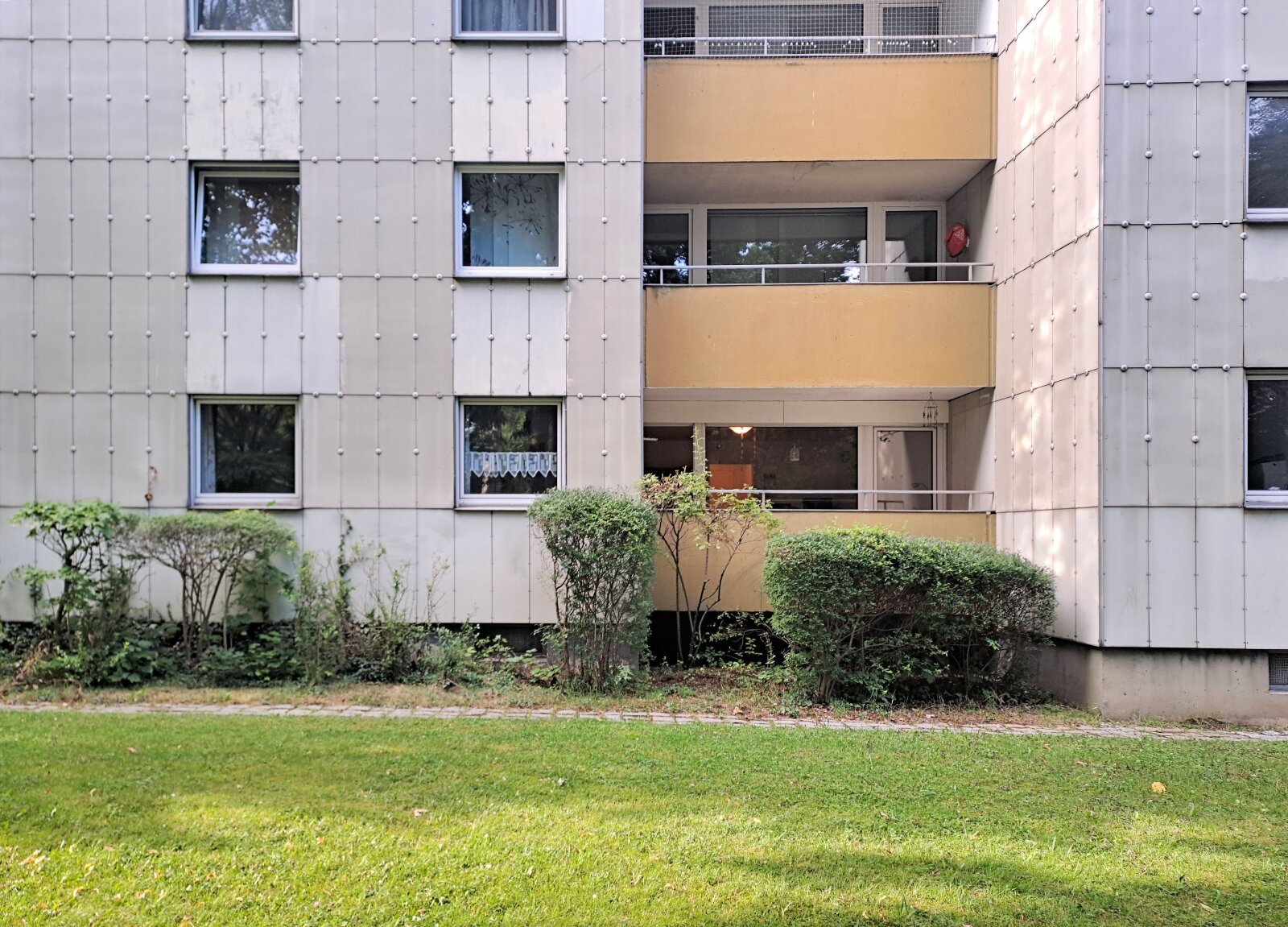Blick zur Wohnung