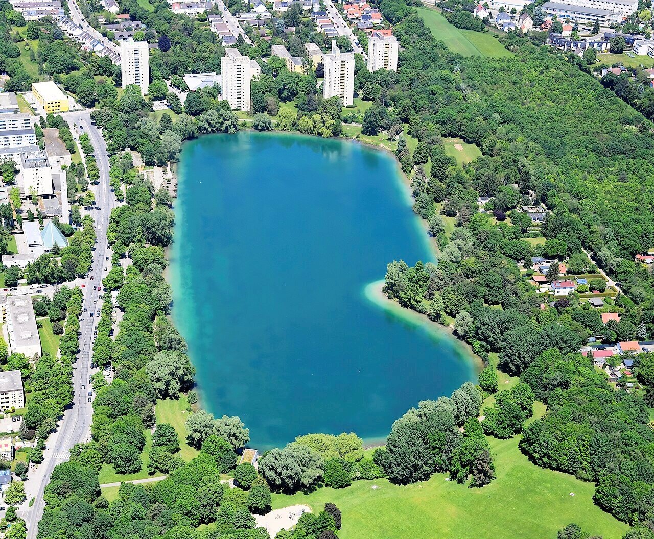 Luftbild Lerchenauer See Luftbild Lerchenauer See