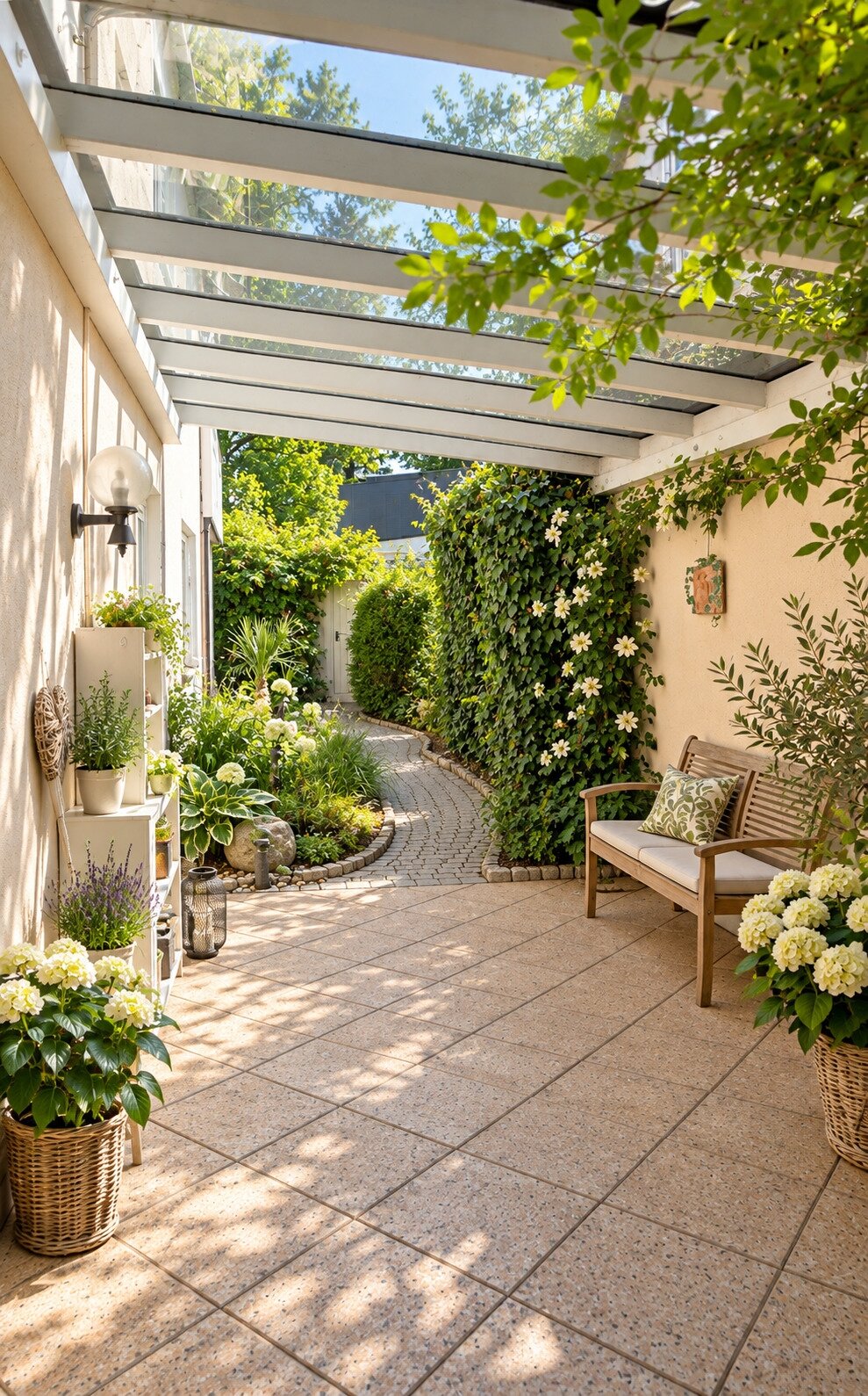 Terrasse West - Zugang zum haus Terrasse West - Zugang zum haus