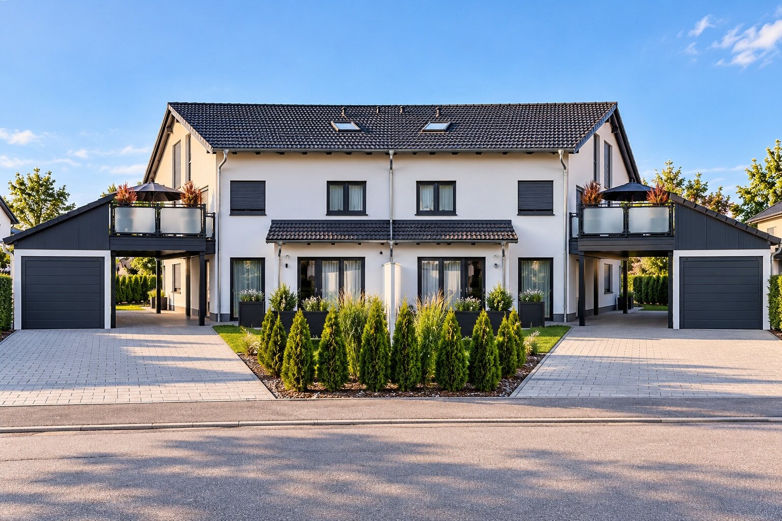 Mögliche Bebauung für Doppelhaus Mögliche Bebauung für Doppelhaus