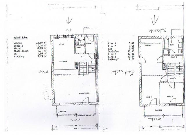 9 Grundriss EG und OG