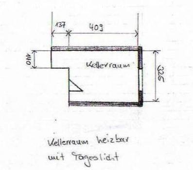 Skizze vom Keller