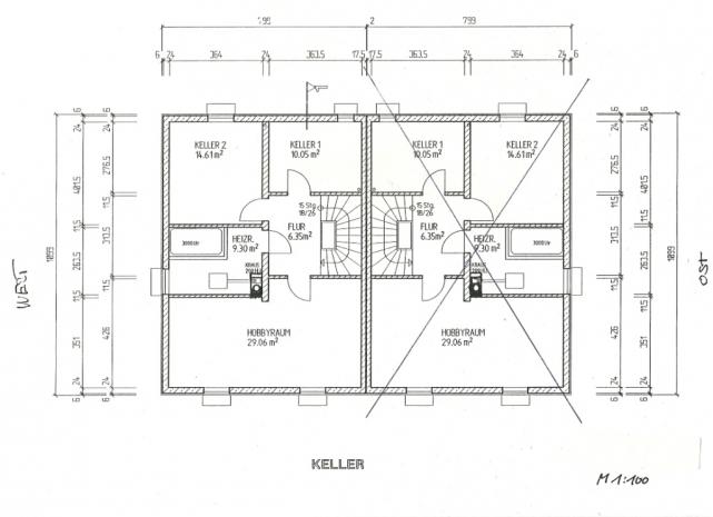 Grundriss Keller