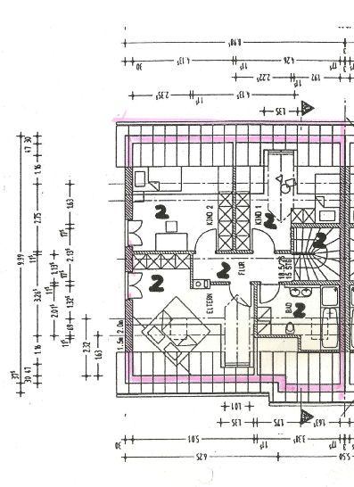 Grundriss Dachgeschoss