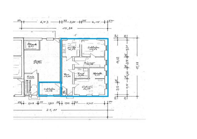 Grundriss W 1 - EG rechts