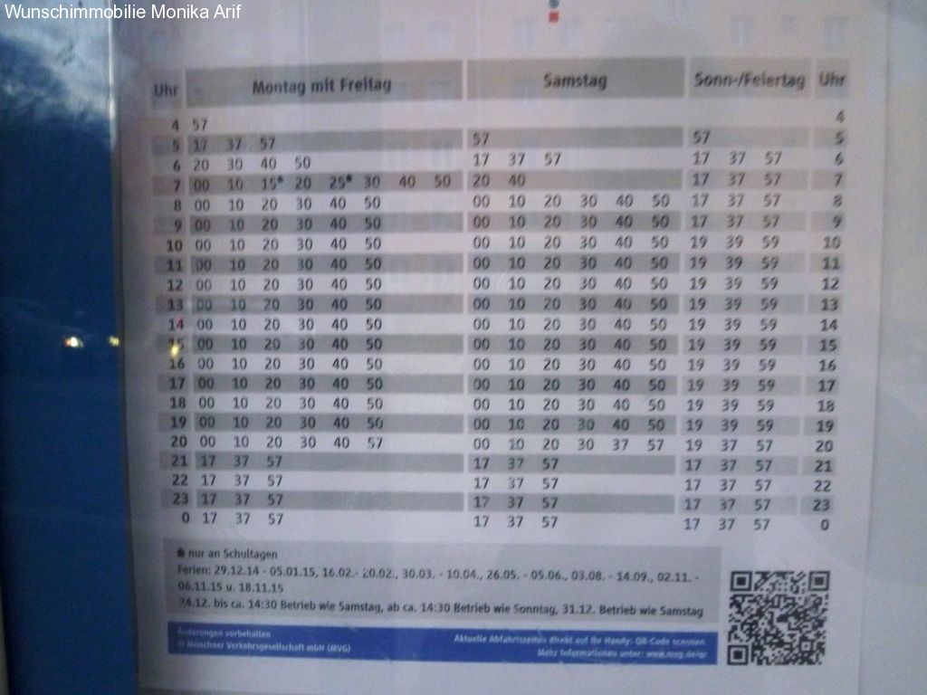 Busfahrplan - Stadtbus 